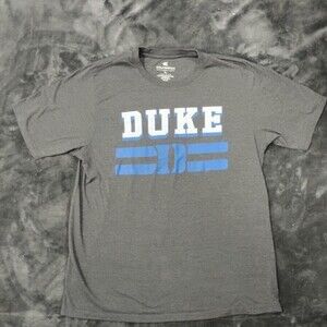 Colosseum Duke Blue Devils Shirt Gray Blue White Men's XL NCAA Fan Apparel